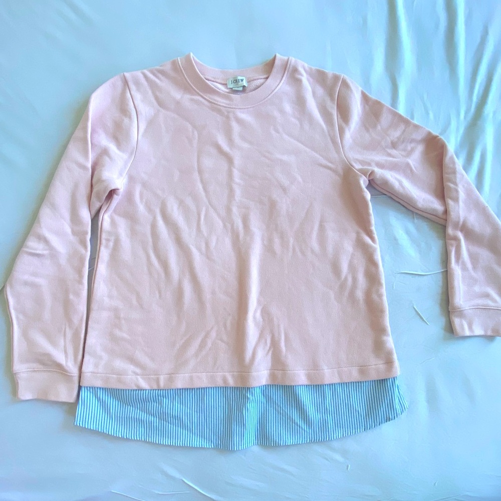 J. Crew Light Pink Sweatshirt